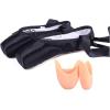 imageDaydance Ballet Pointe Shoes Girls Women Ribbon Ballerina Shoes with Toe PadsBlack