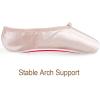 imageDaydance Ballet Pointe Shoes Girls Women Ribbon Ballerina Shoes with Toe PadsPink