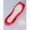 imageDaydance Ballet Pointe Shoes Girls Women Ribbon Ballerina Shoes with Toe PadsRed