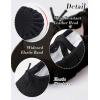imageDaydance Ballet Slippers Soft Split Sole Dance Shoes Toddler Kids Boys Girls AdultBlack