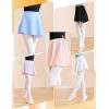imageDaydance Black Girls Women Ballet Wrap Skirts Sheer Chiffon Dance Over Scarf for LeotardsBallet Pinkhigh Quality