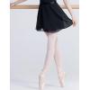 imageDaydance Black Girls Women Ballet Wrap Skirts Sheer Chiffon Dance Over Scarf for LeotardsBlack