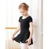 imageDaydance Black Girls Women Ballet Wrap Skirts Sheer Chiffon Dance Over Scarf for LeotardsBlackhigh Quality
