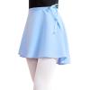 imageDaydance Black Girls Women Ballet Wrap Skirts Sheer Chiffon Dance Over Scarf for LeotardsBluehigh Quality