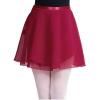 imageDaydance Black Girls Women Ballet Wrap Skirts Sheer Chiffon Dance Over Scarf for LeotardsBurgundy