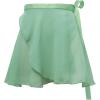 imageDaydance Black Girls Women Ballet Wrap Skirts Sheer Chiffon Dance Over Scarf for LeotardsGreen 3
