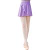 imageDaydance Black Girls Women Ballet Wrap Skirts Sheer Chiffon Dance Over Scarf for LeotardsLavender