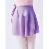 imageDaydance Black Girls Women Ballet Wrap Skirts Sheer Chiffon Dance Over Scarf for LeotardsLavender
