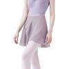 imageDaydance Black Girls Women Ballet Wrap Skirts Sheer Chiffon Dance Over Scarf for LeotardsLight Grey