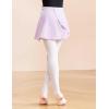 imageDaydance Black Girls Women Ballet Wrap Skirts Sheer Chiffon Dance Over Scarf for LeotardsLilachigh Quality