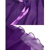 imageDaydance Black Girls Women Ballet Wrap Skirts Sheer Chiffon Dance Over Scarf for LeotardsPurple