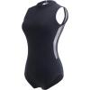 imageDaydance Black Girls Women Dance Leotards One Mesh Short Sleeve Ballet Clothes with Open BackBlackcotton Spandex