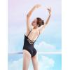 imageDaydance Camisole Dance Leotards for Women Cotton Spaghetti Straps Ballet CostumesBlack 3