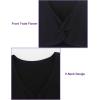 imageDaydance Girls Dance Crop Tops Ballet Wrap Shrug Sweater Long SleeveBlack