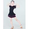 imageDaydance Girls Dance Skirt Latin Ballroom Samba Tango Practice Dress with Boy ShortsBlackfusia