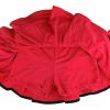 imageDaydance Girls Dance Skirt Latin Ballroom Samba Tango Practice Dress with Boy ShortsRedblack