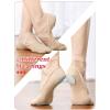 imageDaydance Girls Women Ballet Shoes Canvas 4 Way Stretch Dance Slippers no StringsLight Brown