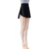 imageDaydance Girls Women Pull On Ballet Skirt Elastic Mini Skirt for DancingBlack