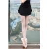 imageDaydance Girls Women Pull On Ballet Skirt Elastic Mini Skirt for DancingBlack