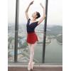 imageDaydance Girls Women Pull On Ballet Skirt Elastic Mini Skirt for DancingBurgundy