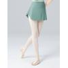 imageDaydance Girls Women Pull On Ballet Skirt Elastic Mini Skirt for DancingGreen