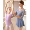 imageDaydance Girls Women Pull On Ballet Skirt Elastic Mini Skirt for DancingLight Blue