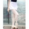 imageDaydance Girls Women Pull On Ballet Skirt Elastic Mini Skirt for DancingWhite