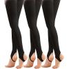 imageDaydance Girls Women Stirrup Dance Tights for Ballet Gymnastics School 80D 2 PairsBlack Stirrup3 Pairs