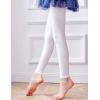imageDaydance Girls Womens Footless Tights for Dance Balle GymnasicsWhite