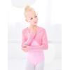 imageDaydance Kids Girls Ballet Shrug Knit Pullover Dance Sweater with Thumb HolesPink