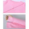 imageDaydance Kids Girls Ballet Shrug Knit Pullover Dance Sweater with Thumb HolesPink