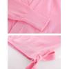 imageDaydance Kids Girls Ballet Sweater Cardigan High Waist Ballet Warm Up for Leotards DressPinkwrap