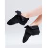 imageDaydance Lace Up Jazz Boots Ankle Length Dance Shoes for Kids Girl Boy Women AdultBlack