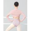 imageDaydance Modal Cotton Teens Women Bolero Shrug for Dance Leotards DressPink