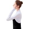imageDaydance Modal Cotton Teens Women Bolero Shrug for Dance Leotards DressWhite