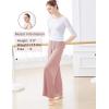 imageDaydance Modal Teen Girls Women Palazzo Pants for Dance Wide Leg Loungewear for Ballet Work Out YogaPink