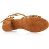 imageDaydance Tan Girls Latin Dance Shoes Women Low Heels Tango Salsa Ballroom ShoesTan