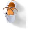 imageDaydance Tan Girls Latin Dance Shoes Women Low Heels Tango Salsa Ballroom ShoesWhite
