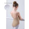 imageDaydance Tan Leotard Kids Seamless Camisole Dance Leotards for Ballet Gymnastics with Adjustable StrapsTan