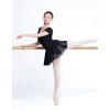 imageDaydance Teen Girls Women Adult Skirted Leotards Dance Dress for Ballet Aerobics A Size up 1214 YearsBlack
