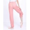 imageDaydance Teen Girls Women Ballet Ripstop Pants Lightweight Intensity Nylon Perspiration Trousers for DancePink