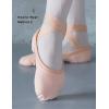 imageDaydance Teens Women Elastic Canvas Ballet Shoes Soft Split Sole Dance Slippers for Gymnastics YogaBallet Pink
