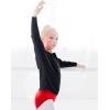 imageDaydance Toddler Girls Dance Sweaters Batwing Sleeve Ballet Warm Up for LeotardsBlackbat Sleeve