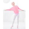 imageDaydance Toddler Girls Dance Sweaters Batwing Sleeve Ballet Warm Up for LeotardsPinkbat Sleeve