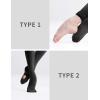 imageDaydance Toddler Girls Women Soft Ballet Convertible Tights for Dance Gymnastics Under Dress 60D 215 Years Women SizeBlack2 Packsupgrade