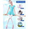 imageDaydance Toddler Girls Women Soft Ballet Convertible Tights for Dance Gymnastics Under Dress 60D 215 Years Women SizeWhiteupgrade