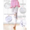 imageDaydance Toddler Girls Women Soft Ballet Convertible Tights for Dance Gymnastics Under Dress 60D 215 Years Women SizeWhiteupgrade