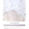 imageDaydance White Ballet Wrap Skirts for Women Lyrical Embroider Dance Skirts 2 LayersWhite