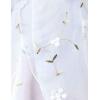 imageDaydance White Ballet Wrap Skirts for Women Lyrical Embroider Dance Skirts 2 LayersWhite