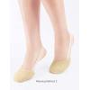 imageDaydance Women Girls Rhythmic Gymnastic Shoes Microfiber Lyrical Half Toe ShoesTan